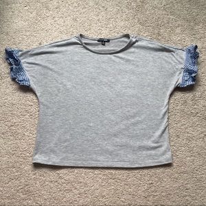 Fashion Nova ruffle sleeve blouse